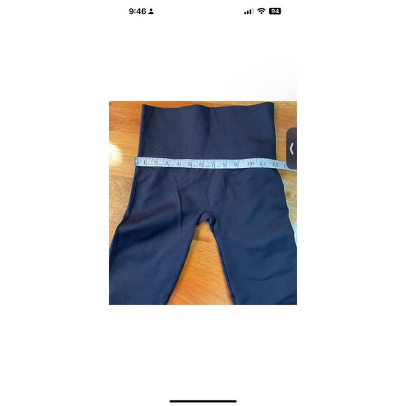 SPANX Leggings Black Womens Size M Compression Shaping High Rise - Picture 5 of 7